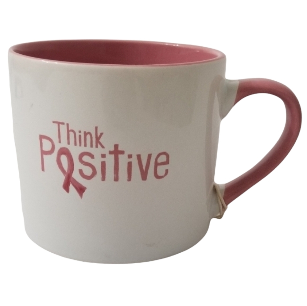 Tara Reed 33328 20 oz Think Positive Pink Mug